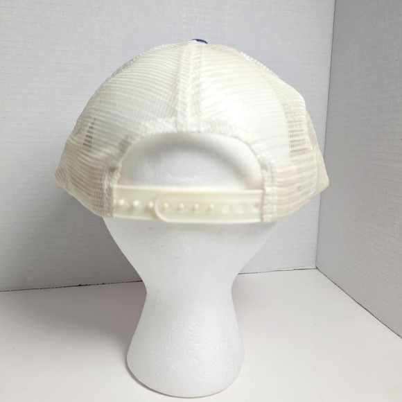 Pabst Blue Ribbon Pbr Trucker Hat Cap Snapback Foam Mesh EUC Vintage - Picture 4 of 8